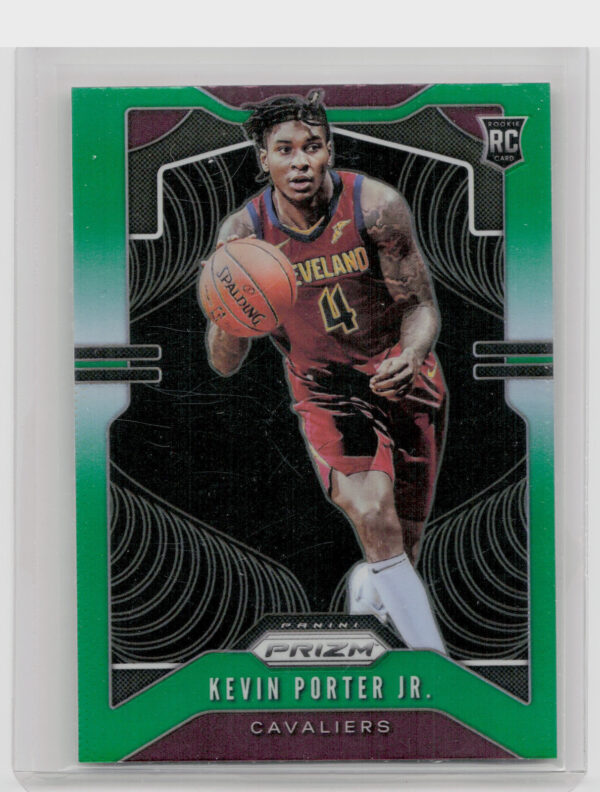 2019-20 Panini Prizm Kevin Porter Jr. Prizms Green #274 Cavaliers