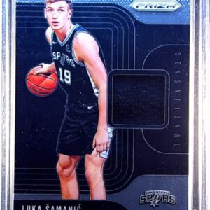 2019-20 Prizm Luka Samanic JSY #SS-LSA Spurs Sensational Swatches