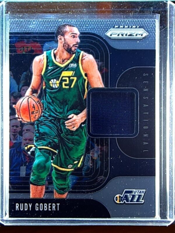2019-20 Prizm Rudy Gobert JSY #SS-RGB Jazz Sensational Swatches
