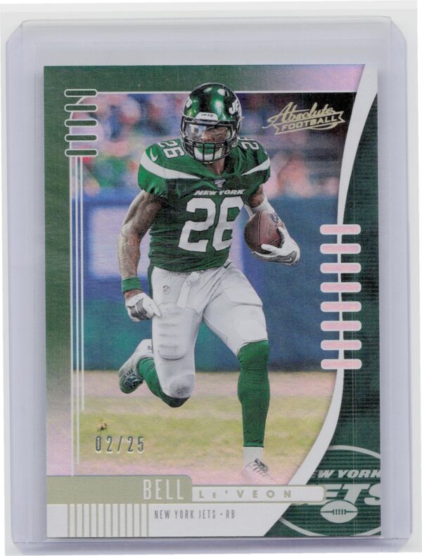 2019 Absolute Le'Veon Bell Green Spectrum /25 #11 Jets