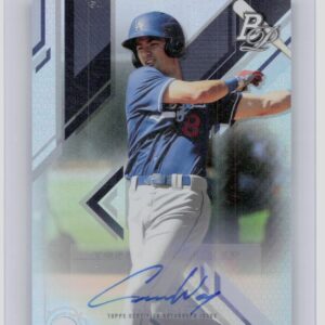 2019 Bowman Platinum Connor Wong AU #TOP-48 Dodgers Top Prospects Autographs
