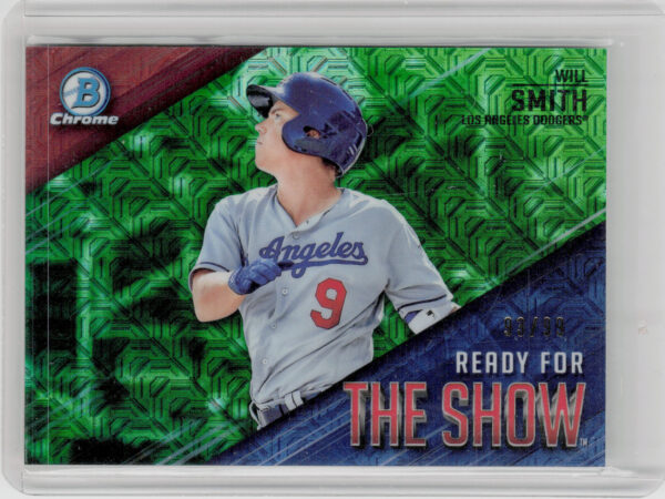 2019 Bowman Will Smith SN99 #RFTS-5 Dodgers Ready for the Show Green Refractor