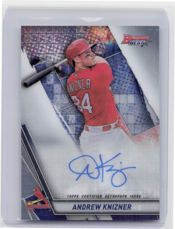 2019 Bowman's Best Andrew Knizner AU #B19-AK Cardinals Best of 2019 Autographs R
