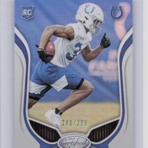 2019 Certified Rock Ya-Sin Mirror /299 #154 Colts