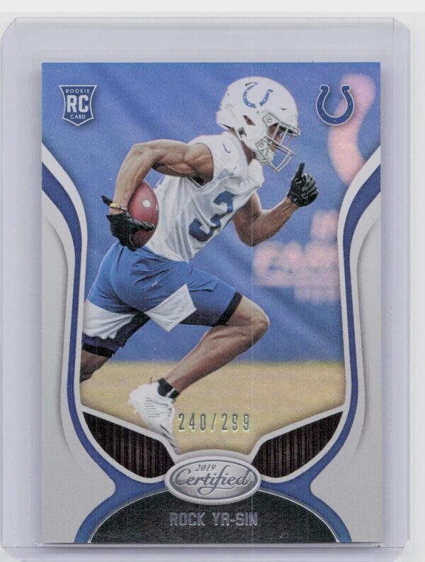2019 Certified Rock Ya-Sin Mirror /299 #154 Colts
