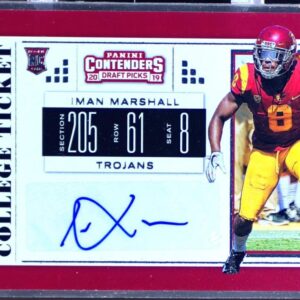 2019 Contenders DP Coll Iman Marshall Auto RC #247 Trojans