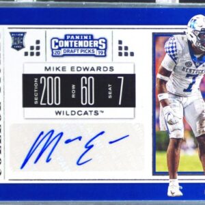 2019 Contenders DP Coll Mike Edwards RC Auto #299 Wildcats
