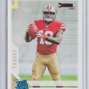 2019 Donruss Deebo Samuel #317 49ers Rated Rookies Canvas