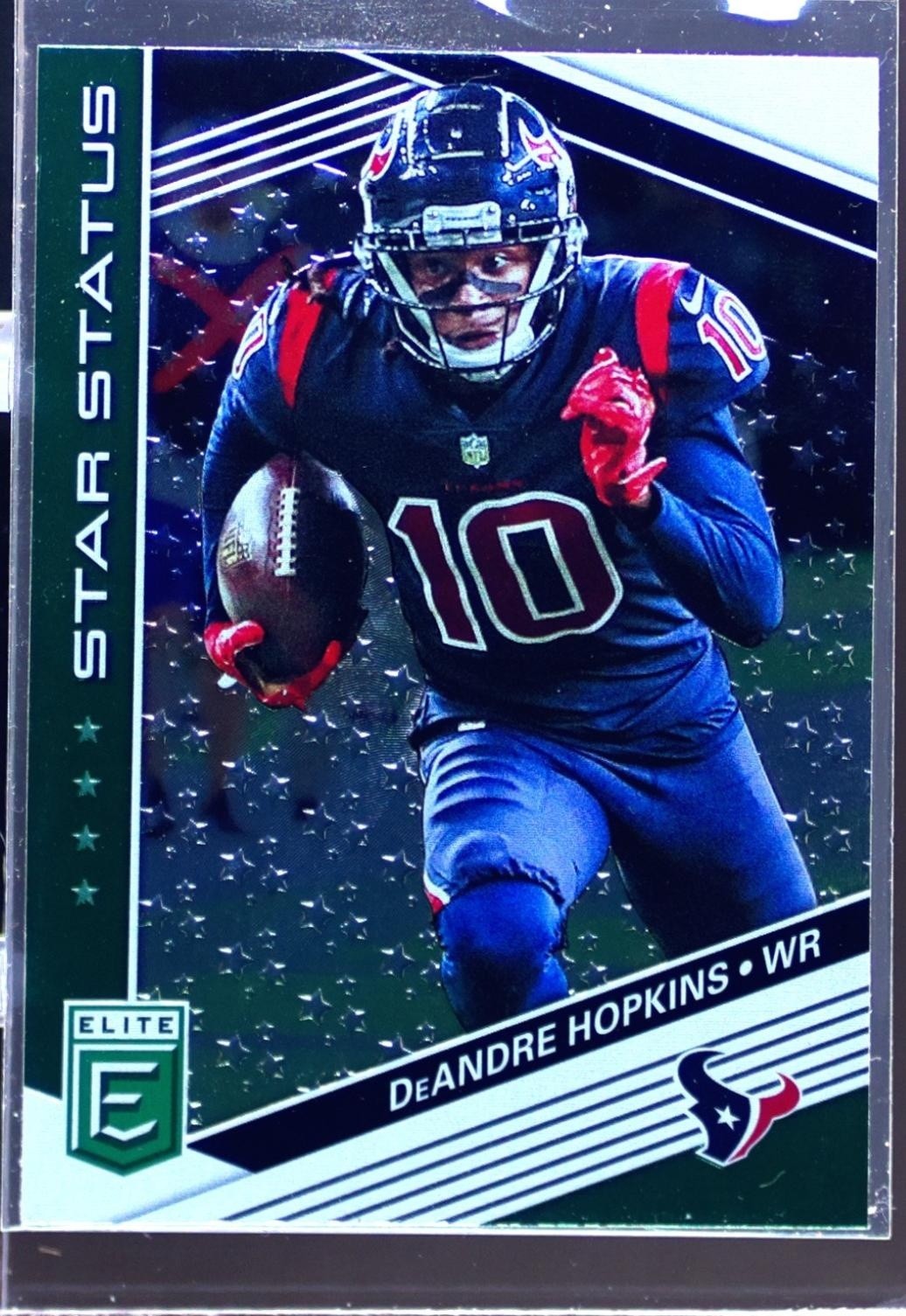 2019 Donruss Elite DeAndre Hopkins #SS-11 Texans Star Status Green