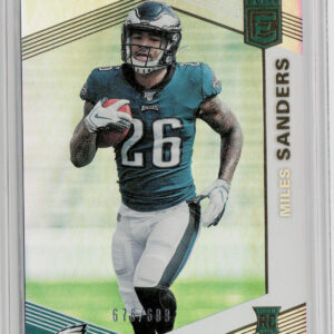 2019 Donruss Elite Miles Sanders RC SN699 #147 Eagles
