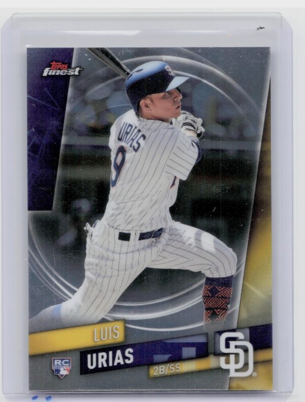 2019 Finest Luis Urias RC #56 Padres