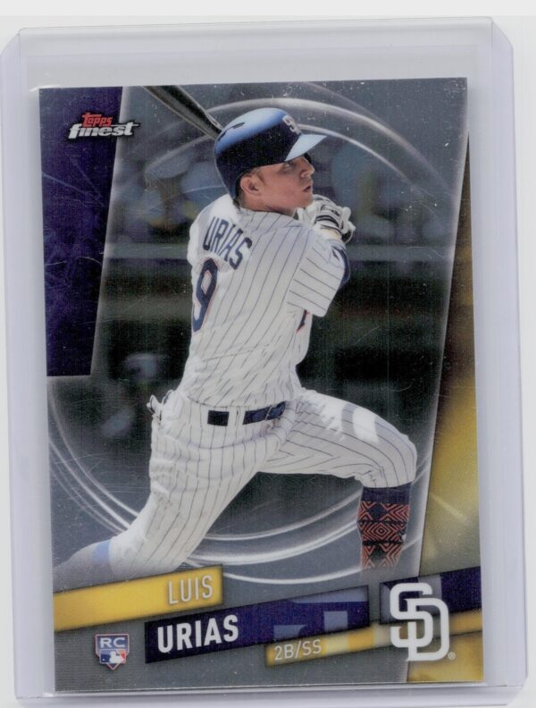 2019 Finest Luis Urias RC #56 Padres
