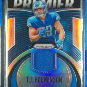 2019 Panini Prizm T.J. Hockenson MEM #PJ-TJH Lions Premier Jerseys