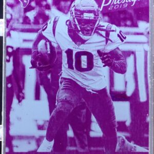 2019 Prestige DeAndre Hopkins Xtra Points Printing Plate Magenta 1/1 #98 Texans