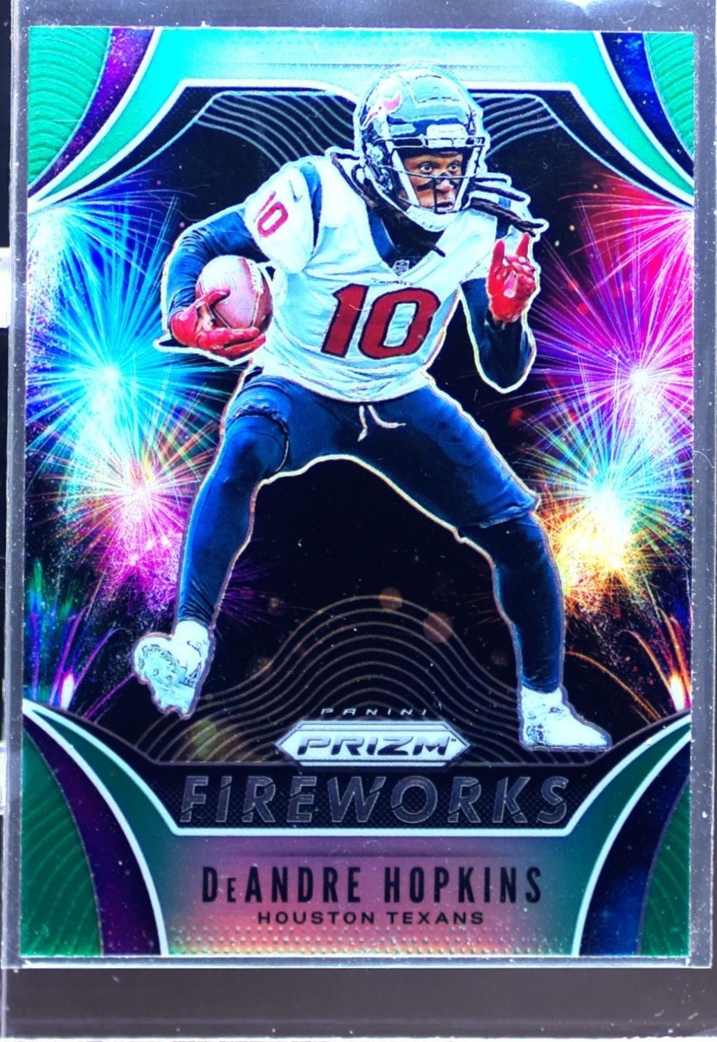 2019 Prizm DeAndre Hopkins #FW-DH Texans Fireworks Prizms Green