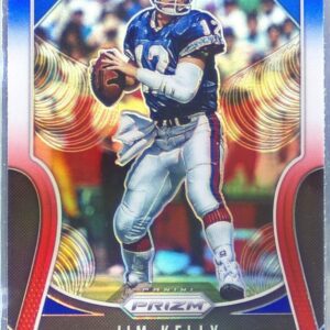 2019 Prizm Jim Kelly Red White and Blue #263 Bills