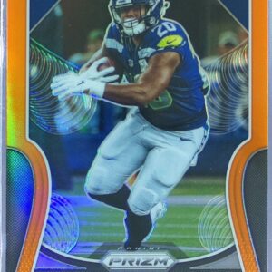 2019 Prizm Rashaad Penny Orange /249 #260 Seahawks