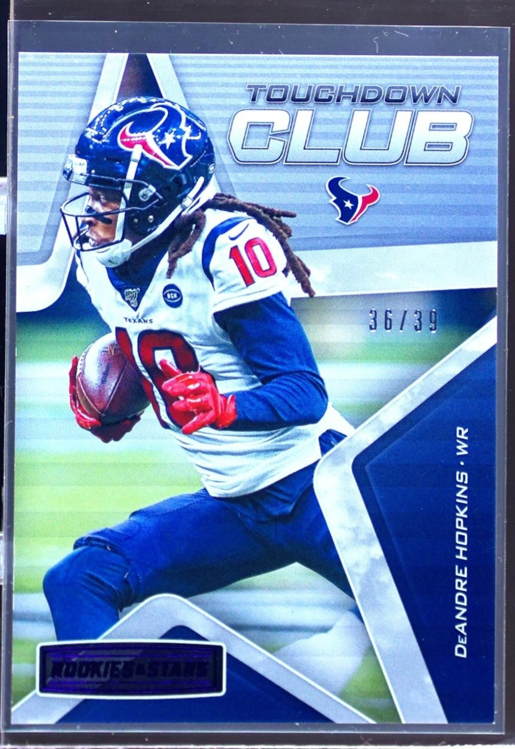 2019 Rookies & Stars DeAndre Hopkins /39 #TC-DH Texans Touchdown Club Purple