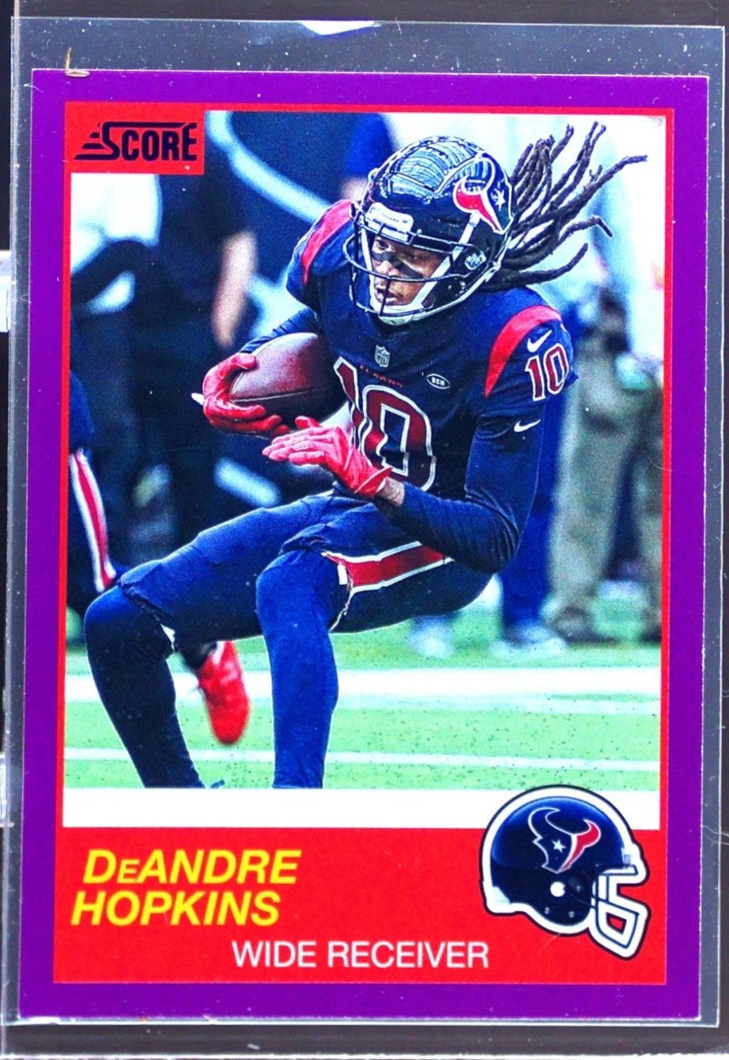 2019 Score DeAndre Hopkins Purple #43 Texans