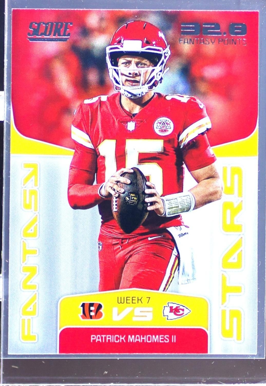 2019 Score Patrick Mahomes II #FS-1 Chiefs Fantasy Stars