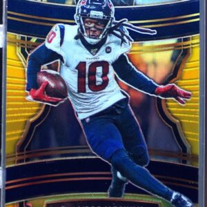2019 Select DeAndre Hopkins Gold Prizm /10 #82 Texans