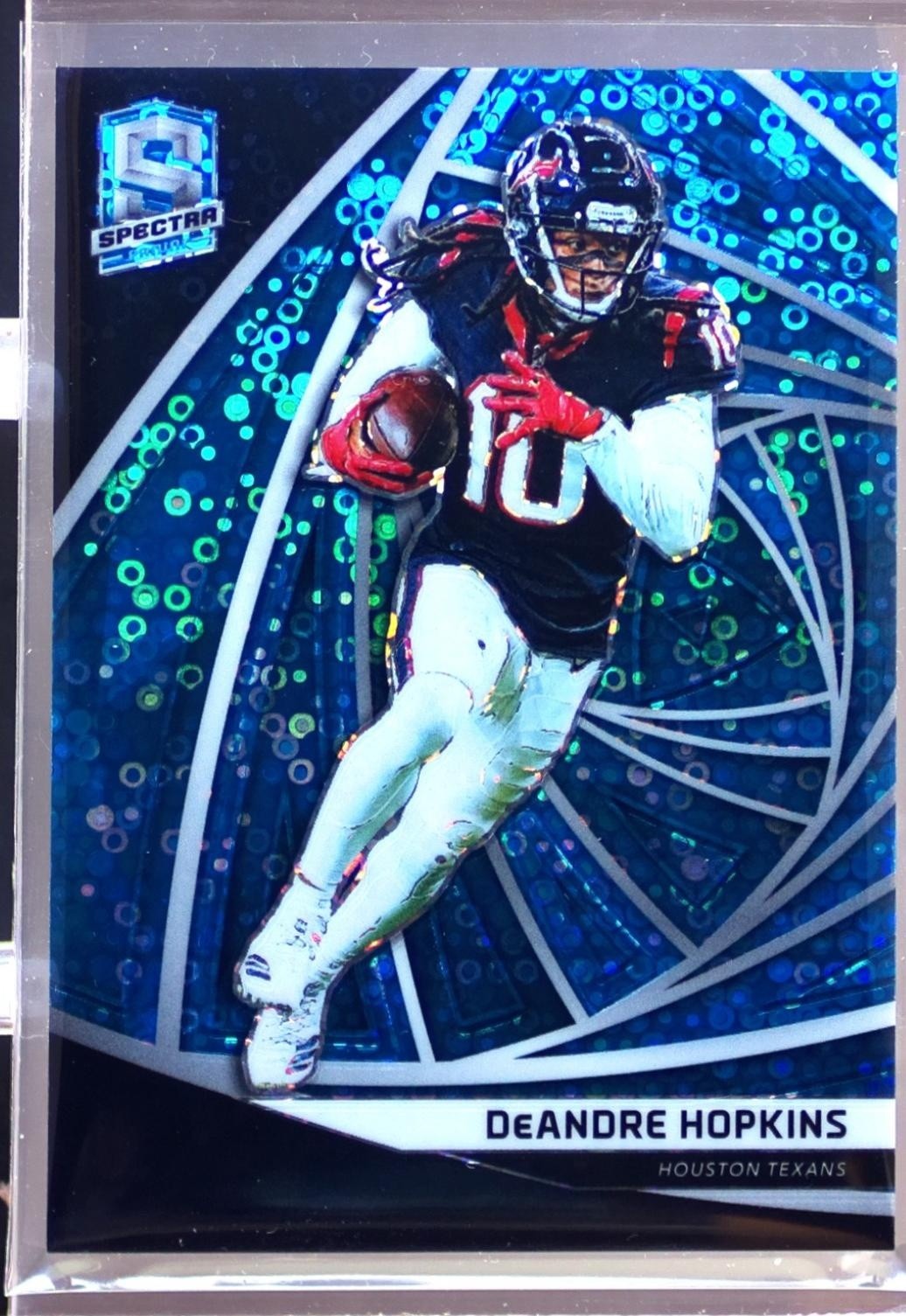 2019 Spectra DeAndre Hopkins Neon Blue /60 #80 Texans