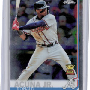 2019 Topps Chrome Ronald Acuna Jr. #117 Braves