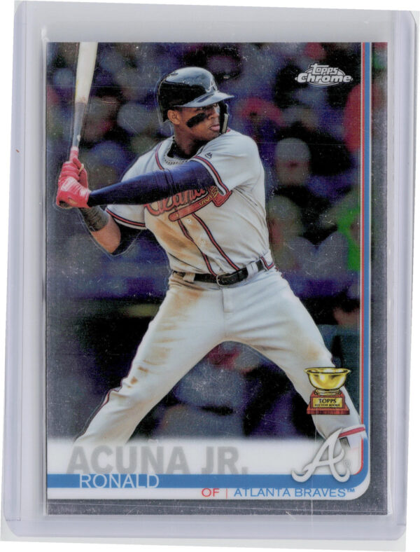 2019 Topps Chrome Ronald Acuna Jr. #117 Braves