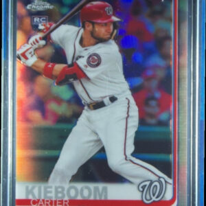 2019 Topps Chrome Update Carter Kieboom Refractor SN250 #22 Nationals