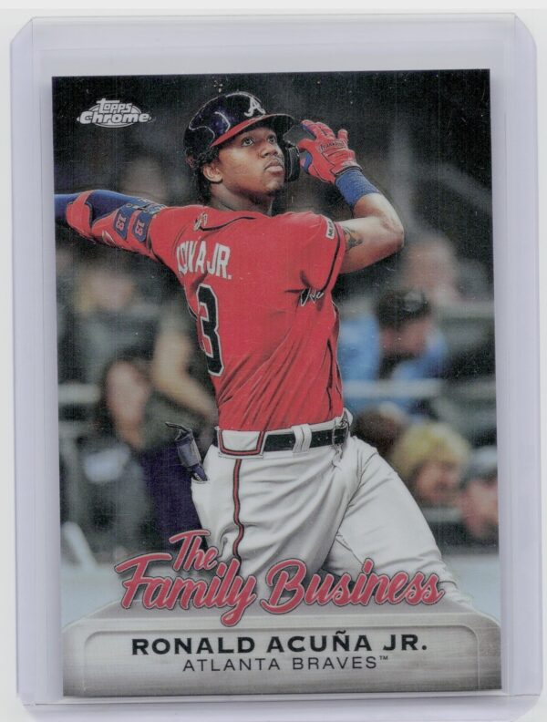 2019 Topps Chrome Update Ronald Acuna Jr. #FBC-8 Braves The Family Business