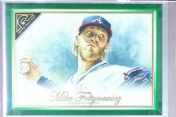 2019 Topps Gallery Mike Foltynewicz Green /99 #37 Braves