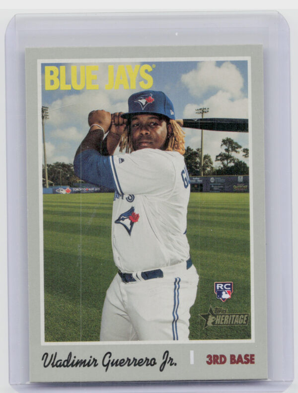 2019 Topps Heritage Vladimir Guerrero Jr. RC #504 Jays