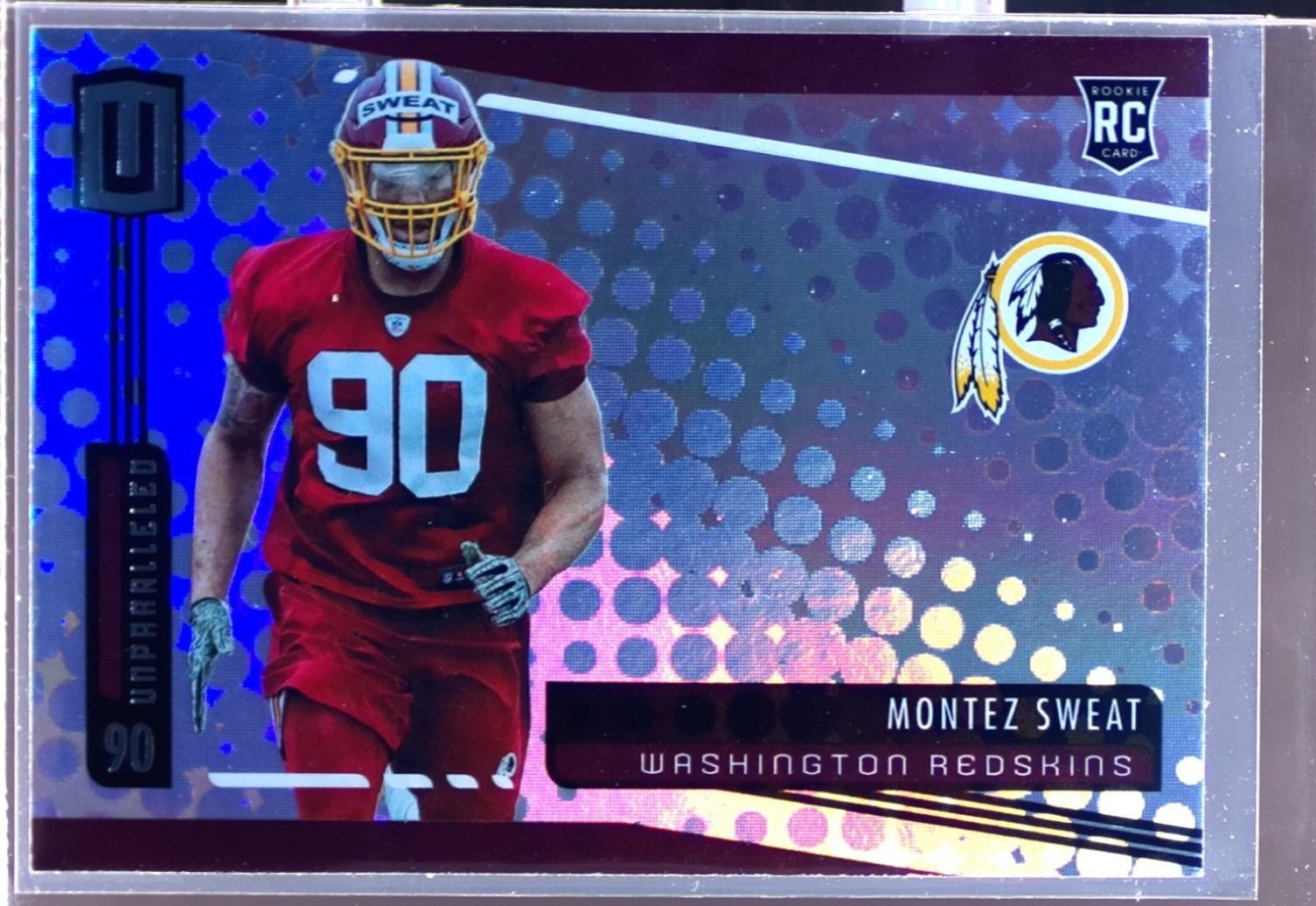 2019 Unparalleled Montez Sweat RC #225 Redskins