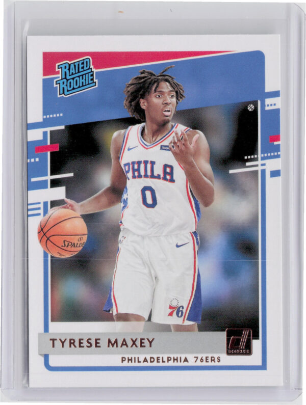 2020-21 Donruss Tyrese Maxey RC #211 76ers