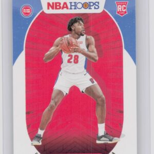 2020-21 Hoops Isaiah Stewart Rookie RC #233 Pistons