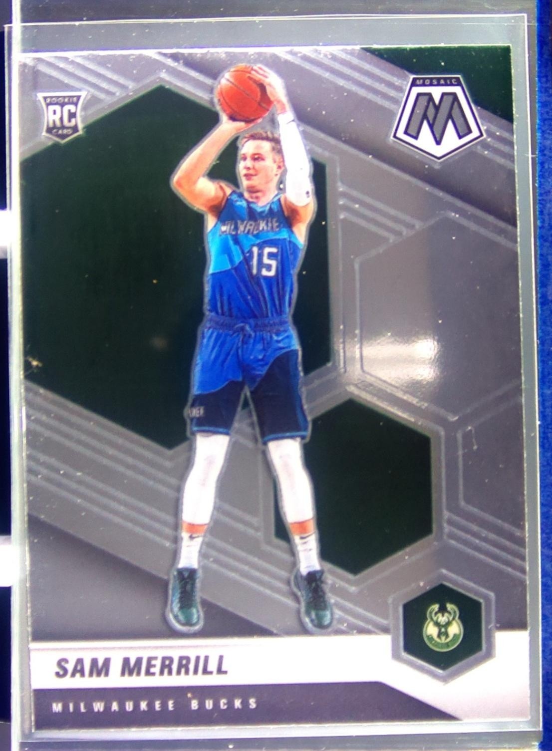 2020-21 Mosaic Sam Merrill RC #240 Bucks