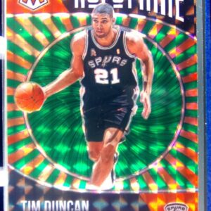 2020-21 Mosaic Tim Duncan #5 Spurs HoloFame Mosaic Green