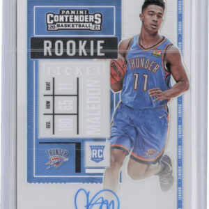 2020-21 Panini Contenders Theo Maledon AU VAR #118 Thunder