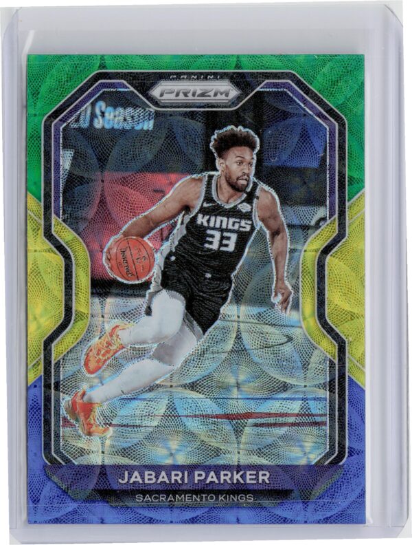 2020-21 Panini Prizm Jabari Parker Choice Blue, Yellow and Green Prizms #220 Kin