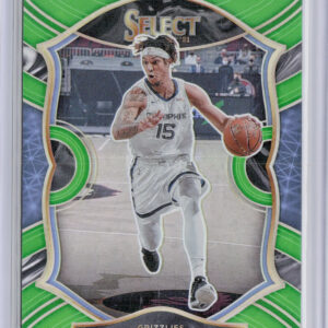 2020-21 Panini Select Brandon Clarke Neon Green Prizms SN75 #55 Grizzlies