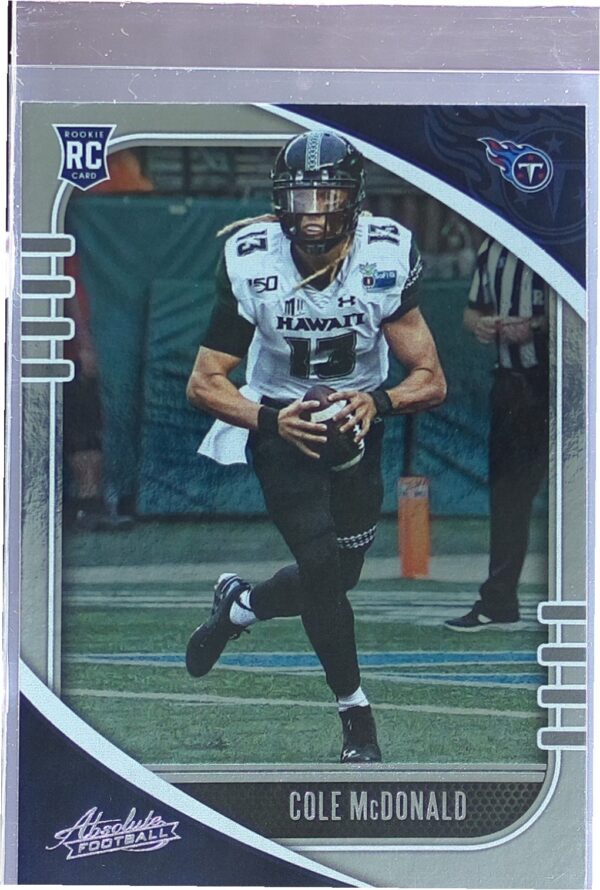 2020 Absolute Cole McDonald Retail RC #120 Titans