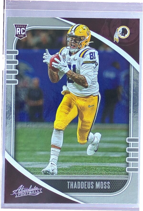 2020 Absolute Thaddeus Moss Retail RC #191 Redskins