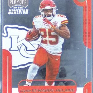 2020 Chronicles Clyde Edwards-Helaire RC #M-5 Chiefs Playoff Momentum SSD Rookie