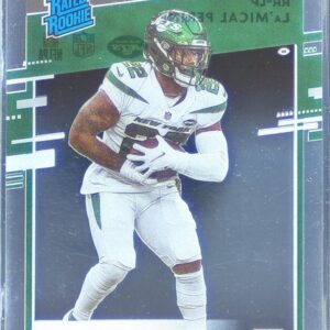 2020 Chronicles La'Mical Perine RC #RR-LP Jets Clearly Donruss Rated Rookies