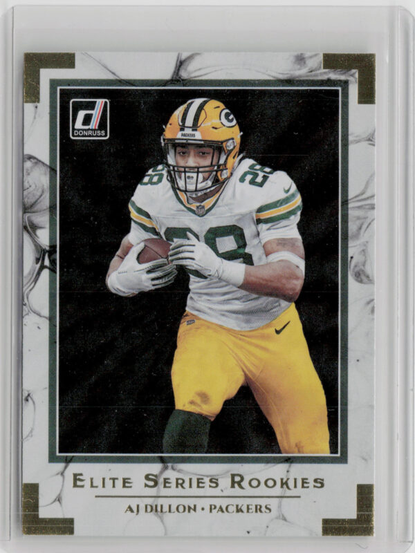 2020 Donruss AJ Dillon #ESR-AD Packers Elite Series Rookies
