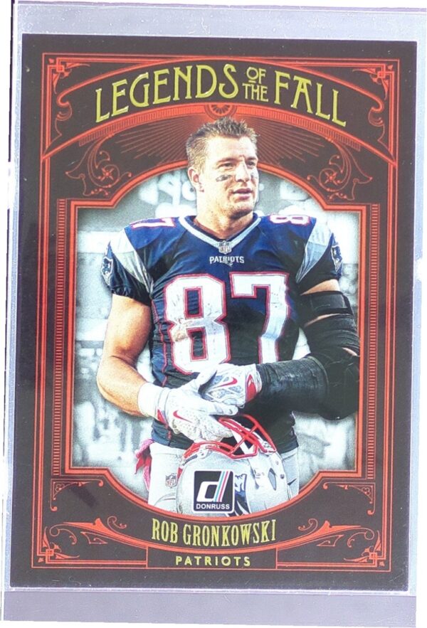 2020 Donruss Rob Gronkowski #LF-RG Patriots Legends of the Fall