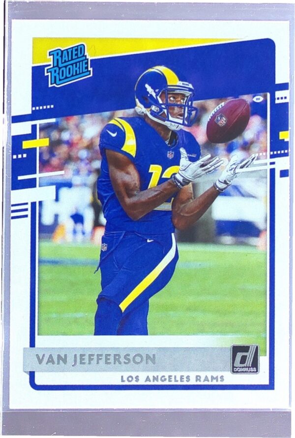 2020 Donruss Van Jefferson RC #326 Rams