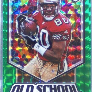 2020 Mosaic Jerry Rice #OS4 49ers Old School Prizm Green