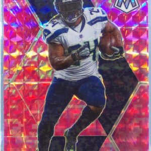 2020 Mosaic Marshawn Lynch Prizm Camo Pink #185 Seahawks