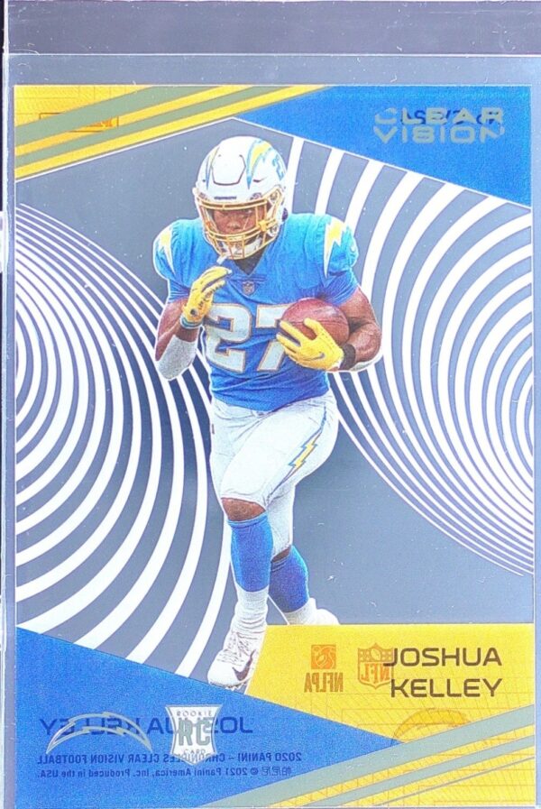 2020 Panini Chronicles Joshua Kelley RC #CV-24 Chargers Clear Vision Rookies